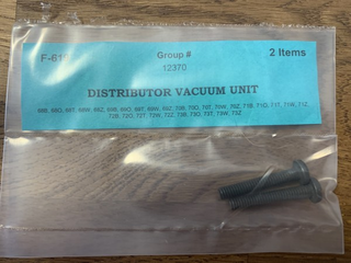 68-73 Distributor Vacuum Unit