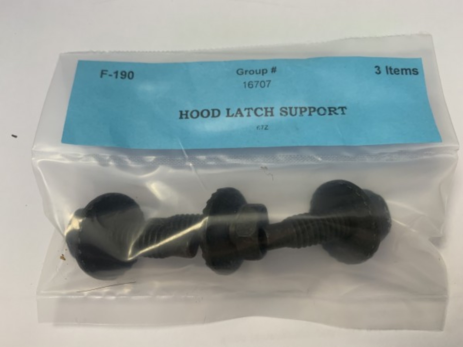 67 Hood Latch Support Bolts