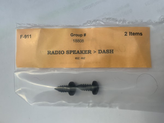 65-66 Radio Speaker Dash Screws