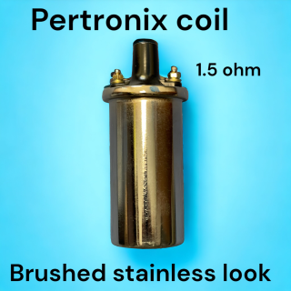 Pertronix coil 1.5 ohm B stainless look