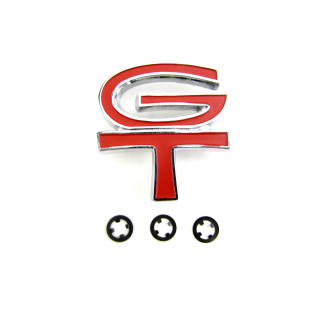 68 Fuel Cap Emblem GT Red
