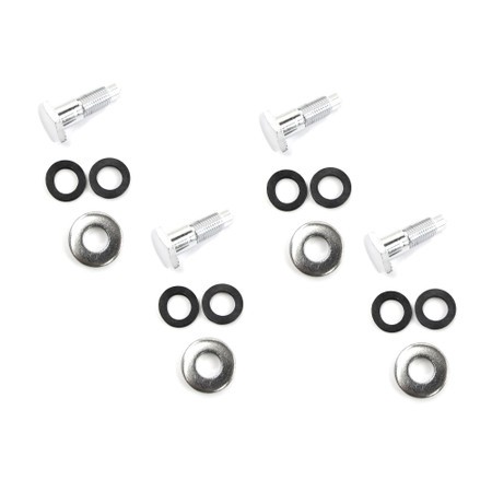 64-72 Chrome Seat Belt Bolt Kit