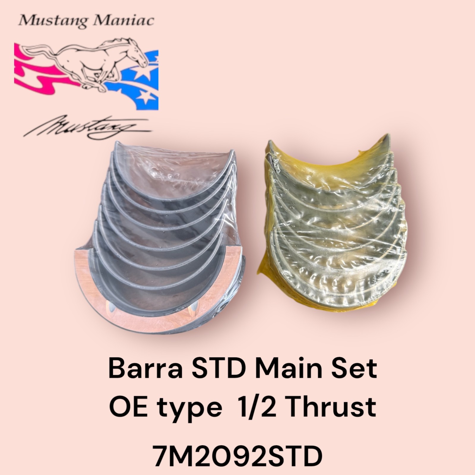 Barra Main Bearings Std Engine