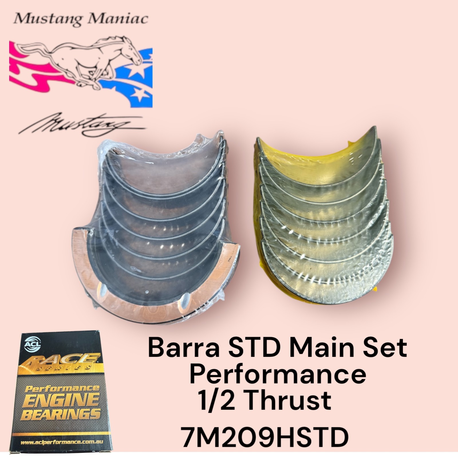 Barra Main Bearings Std Engine Per