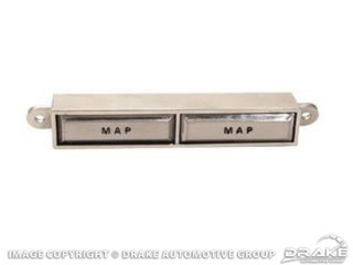 67-68 Overhead Console Map Light Buttons