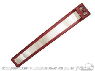 67 Coupe Overhead Console (Red)