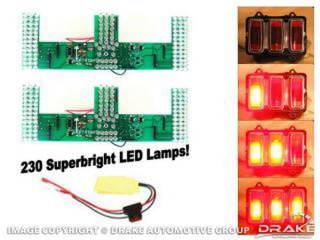 69 Mustang LED Sequential Tail Light Kit