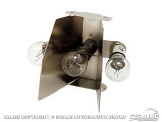 65-6 Tail Light 3 Bulbs Inserts