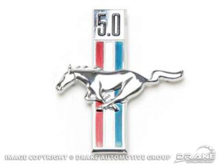 65-8 Running Horse Emblem 5.0 LH
