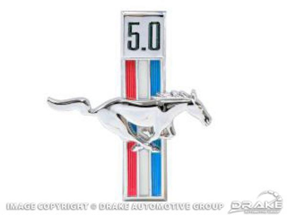 67-68 5.0 Running Horse Emblem