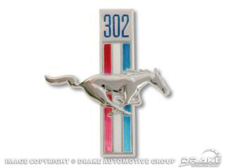 68 302 Running Horse Emblem RH