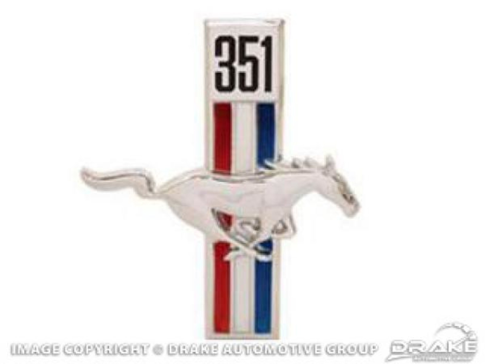 67-68 351 Running Horse RH Emblem