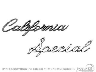68 California Special Script Emblem