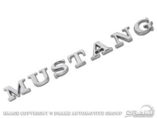 64-74 Mustang Stick-on Letters