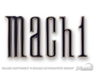 70 Mach 1 Trunk & Fender Emblem