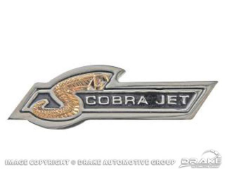 68 Cobra Dash Panel Emblem