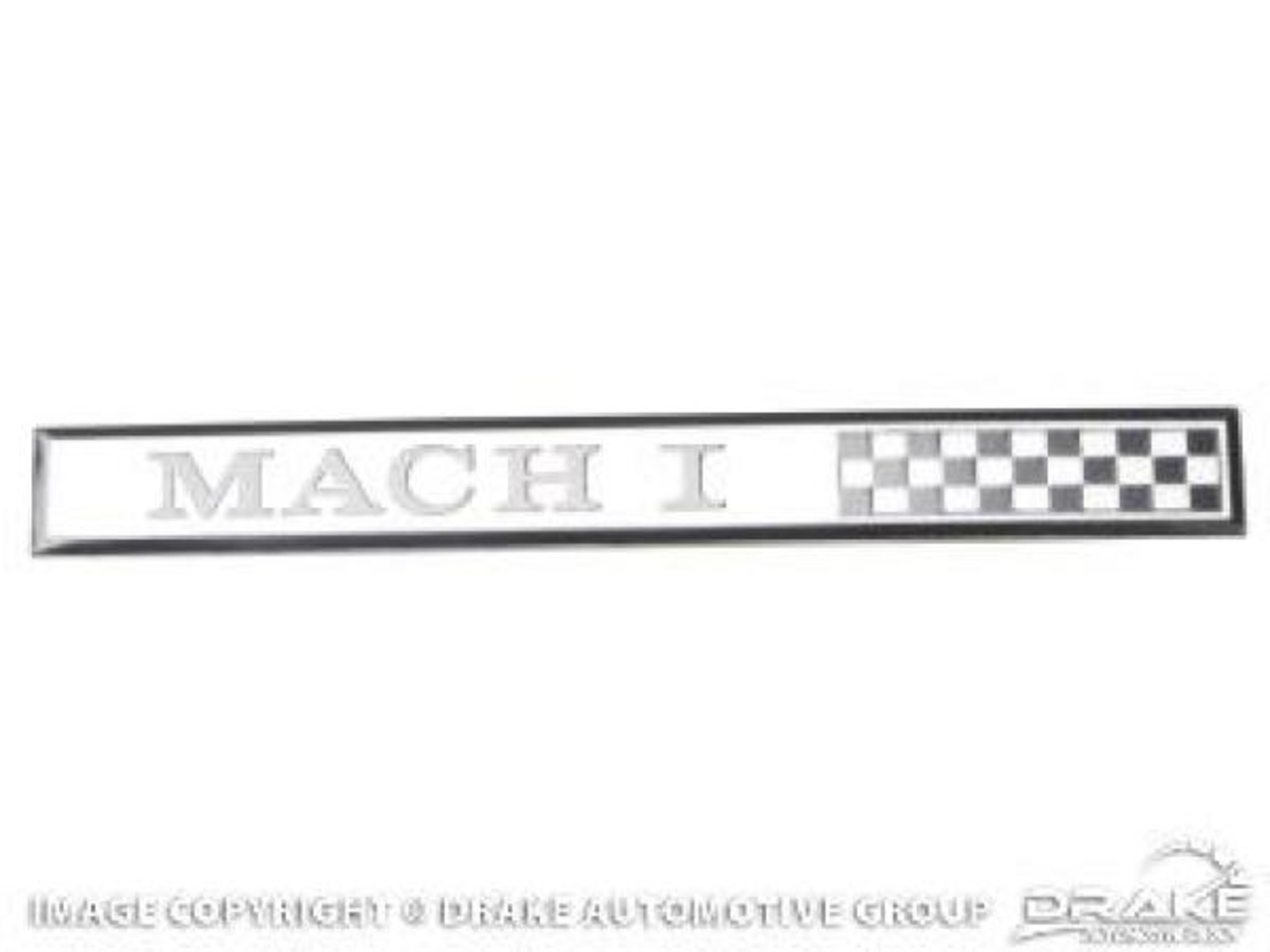 69-70 Dash Panel Mach 1 Emblem
