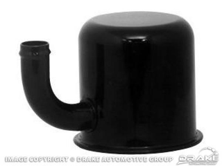 64-6 Oil Cap Push-on with elbow (BLACK)