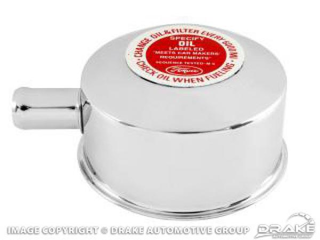 65-70 Oil Cap Chrome With Decal