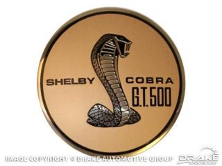 67 Shelby Fuel Cap GT500 Emlbem