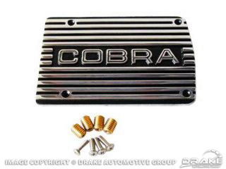 64-73 A/C Compressor Cover Cobra (Satin)