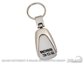 Boss 302 Chrome Key Chain