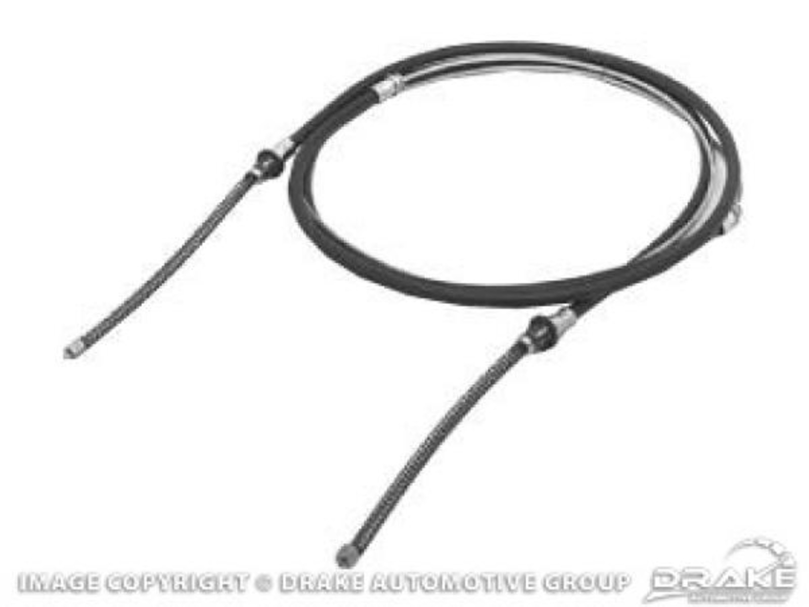 68-69 Rear Parking Cable V8 LH