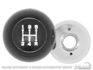 65-66 Shift Knob with 5 Speed Pa
