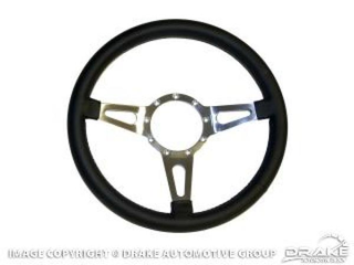 65-73 Faux Black Leather wheel
