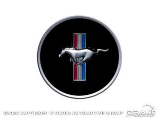 68 Horn Panel Emblem w/Mustang