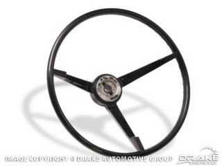 65-66 Std Steering Wheel Black
