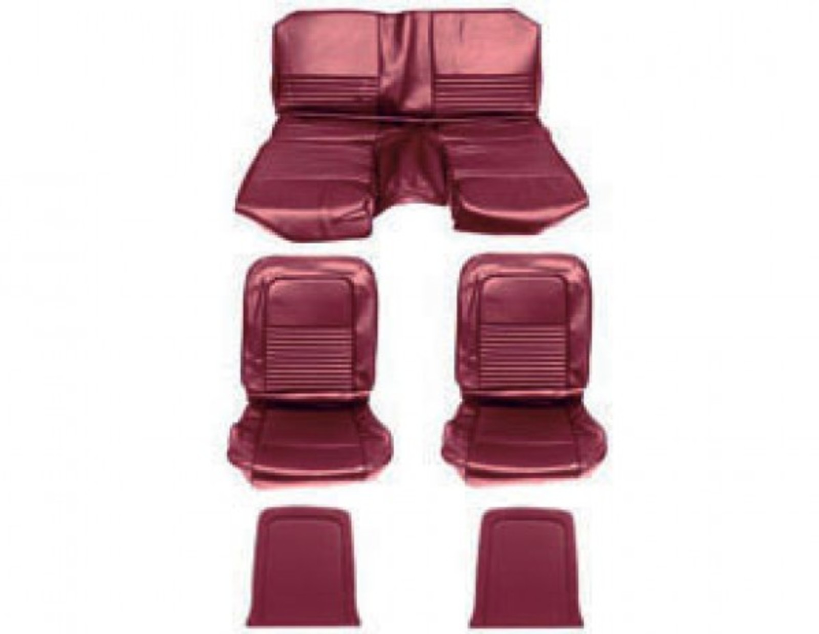 67 Full Set FB Upholstery Da Red
