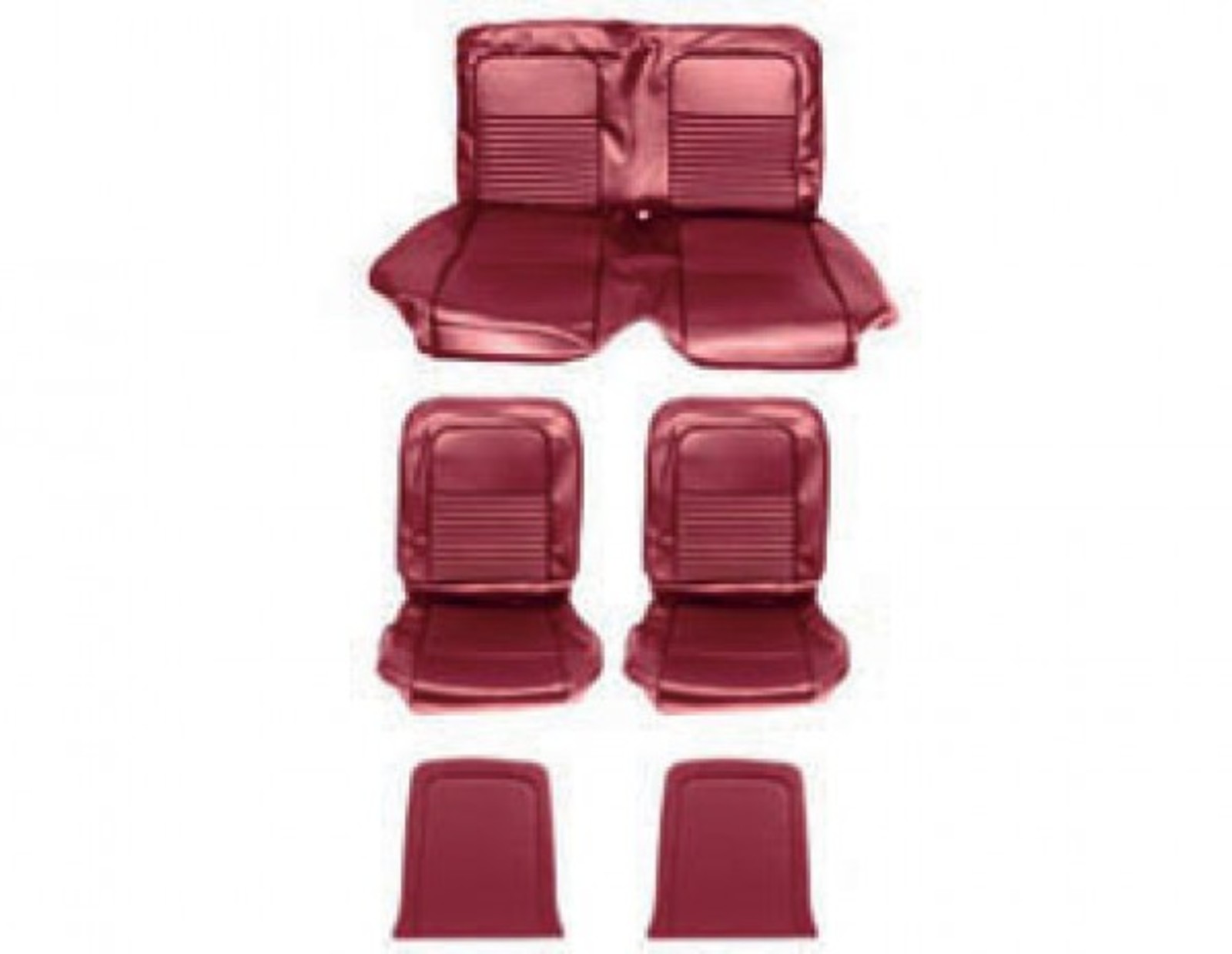 67 Full Set CP Upholstery D/Red