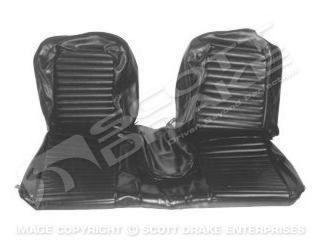 Bench Seat Full CV Uphols Black