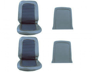 66 Front Bucket Upholstery Blue