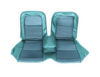 67 Front Bench Upholstery Aqua