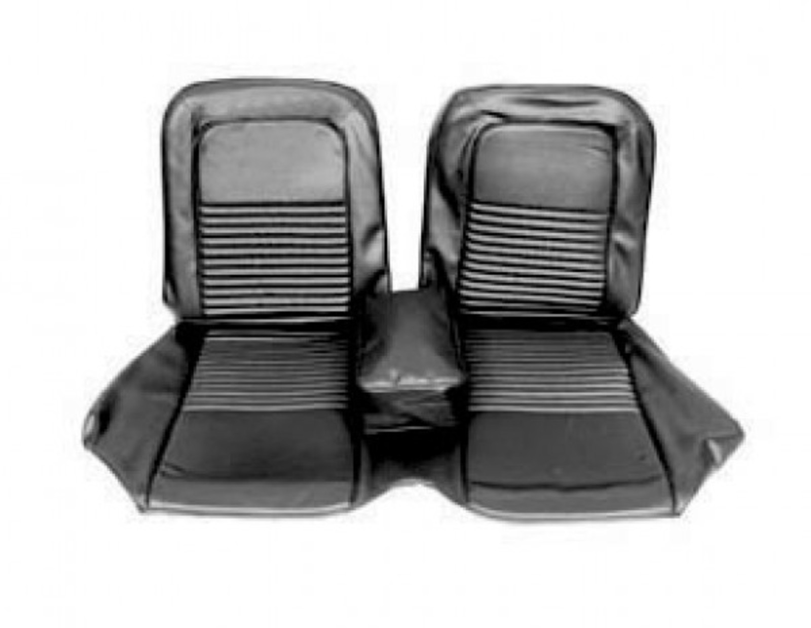 67 Front Bench Upholstery Black