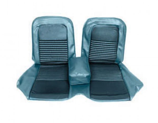 67 Front Bench Upholstery Blue
