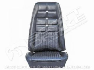 69 Deluxe Front Bucket Seat Uphol(Black)