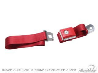64-73 Push button Seat belt (Dark Red)