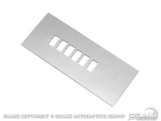 67-68 Aluminium Console Shifter Plate