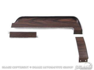 68 Deluxe Dash Panels (Wood Grain)