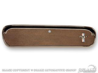 65-66 Pony Glove Box Door Woodgrain