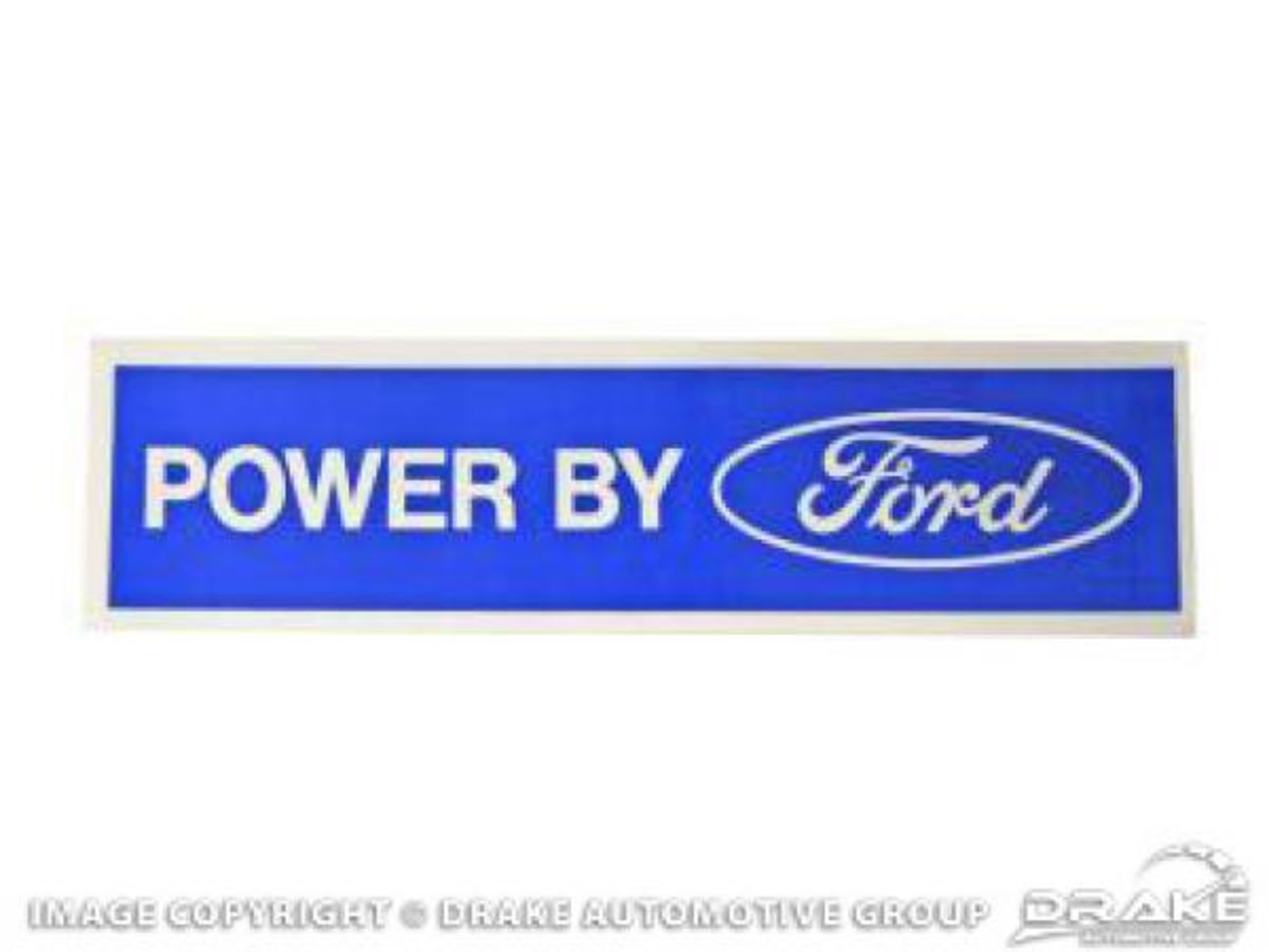 64-21 Powered by Ford Valve Cover Decal