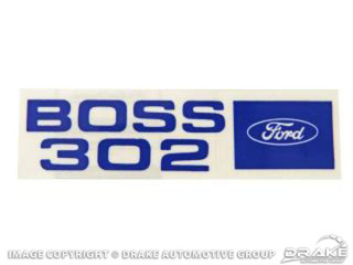 69-70 Boss 302 Valve Cover Decal