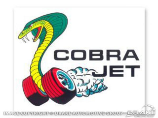 64-78 Cobra-Jet Window Decal