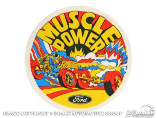 64-21 Muscle Power Exterior Decal
