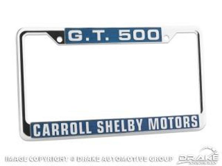 SHELBY GT500 LICENSE PLATE FRAME
