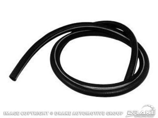 69 Concours Heater Hose (Red Stripe)
