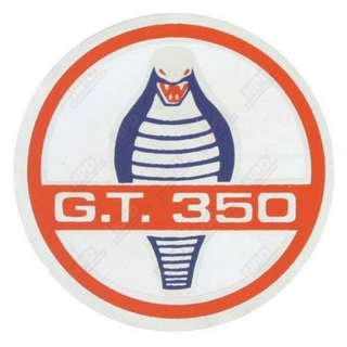 66 Shelby 5 Wheel Center Decal